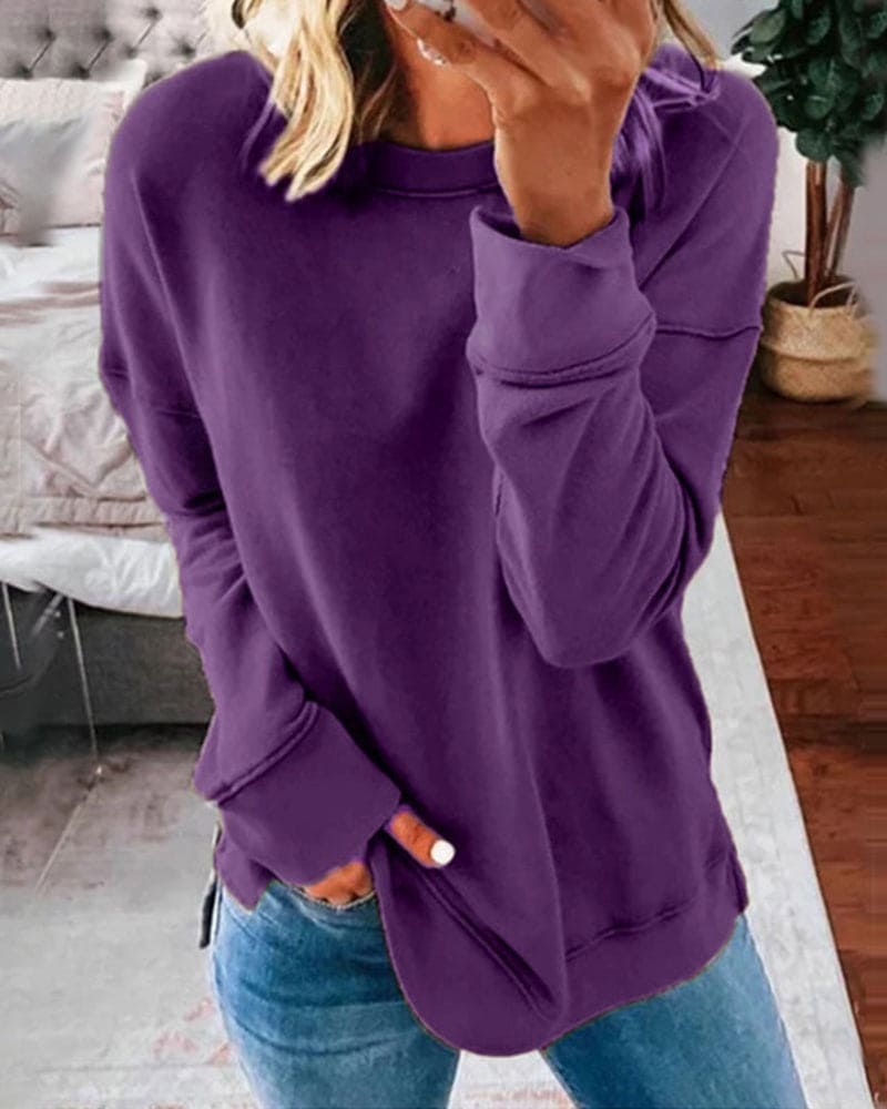 Beverley – Relaxed Crew Neck Sweatshirt