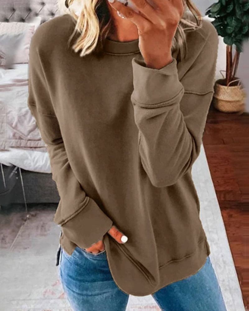Beverley – Relaxed Crew Neck Sweatshirt