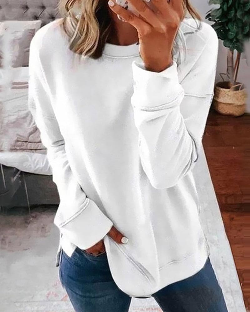 Beverley – Relaxed Crew Neck Sweatshirt