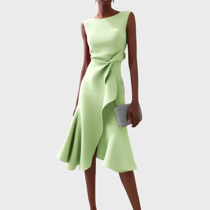 Rhiannon | Draped Asymmetric Midi