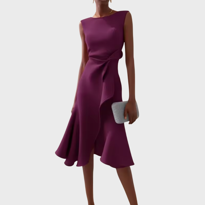 Rhiannon | Draped Asymmetric Midi