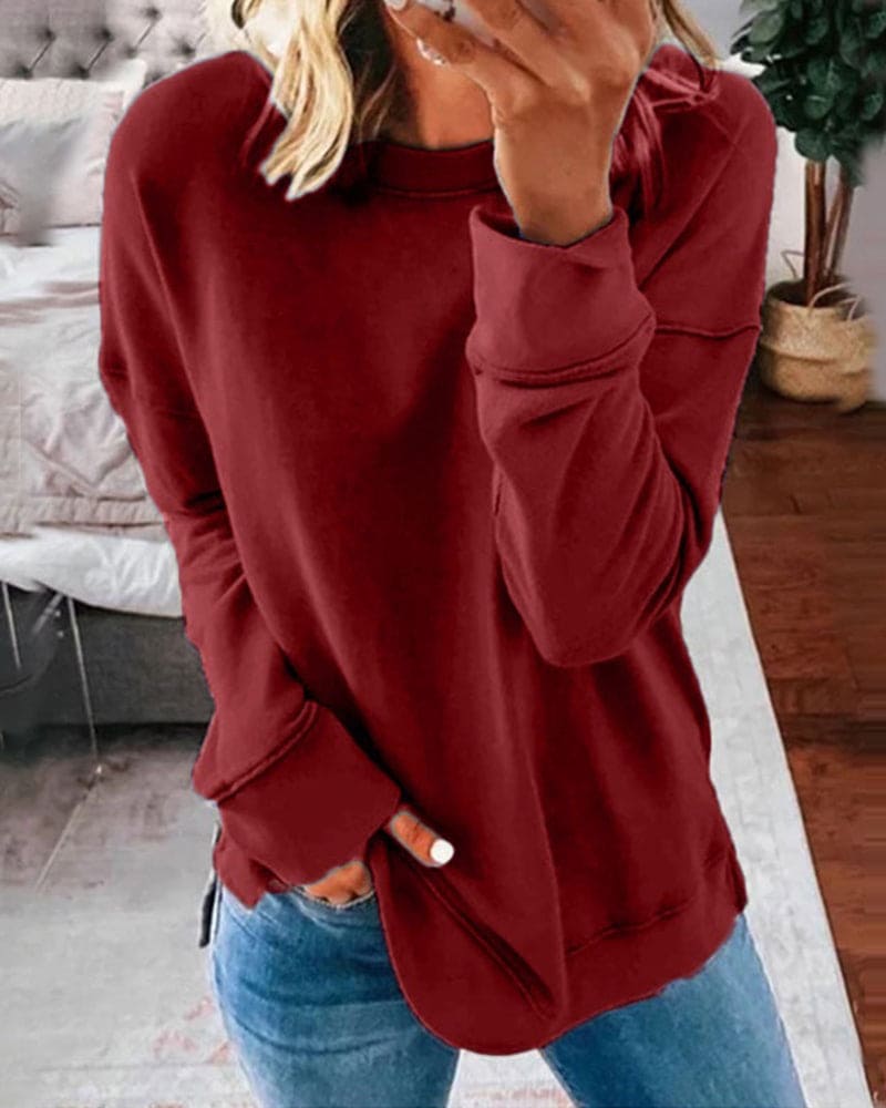Beverley – Relaxed Crew Neck Sweatshirt
