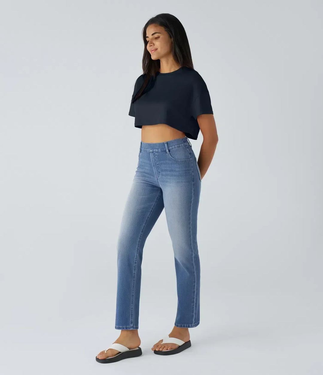 Elisha | Elastic and Comfortable Trousers with High Waist