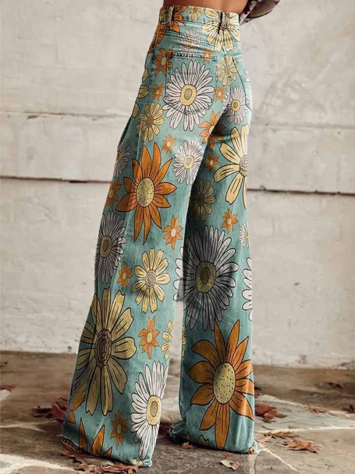 Nettie | Palazzo Trousers Floral