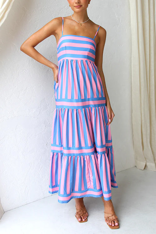 Rosalyn | Colour Block Maxi Dress