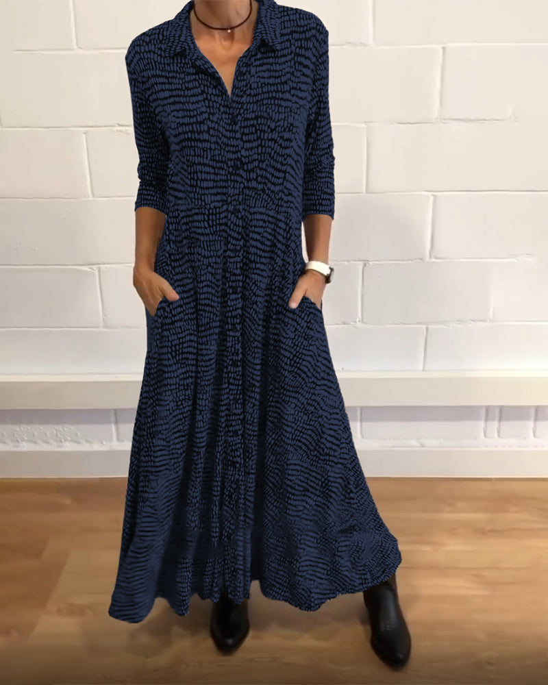 Briella | Sophisticated Pocket Midi Dress
