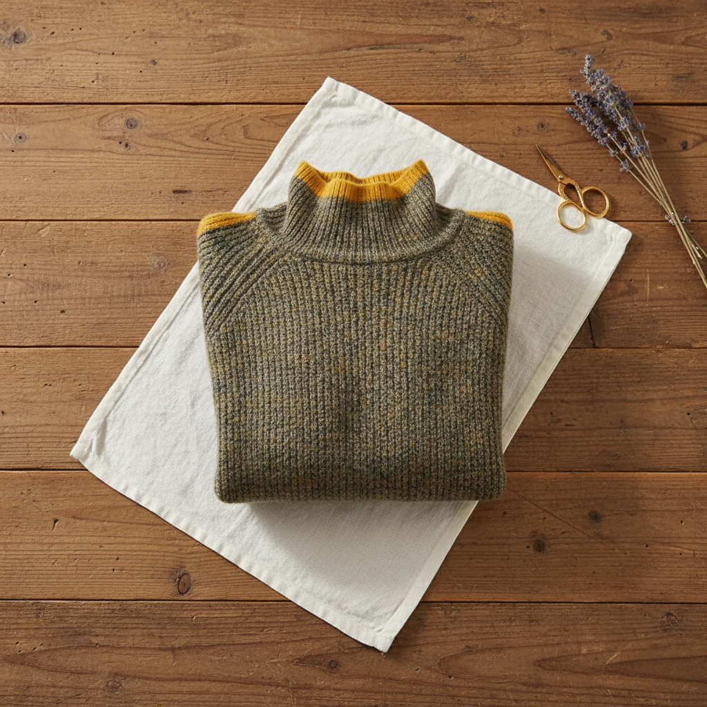 Cynthia – Ribbed Turtleneck Jumper