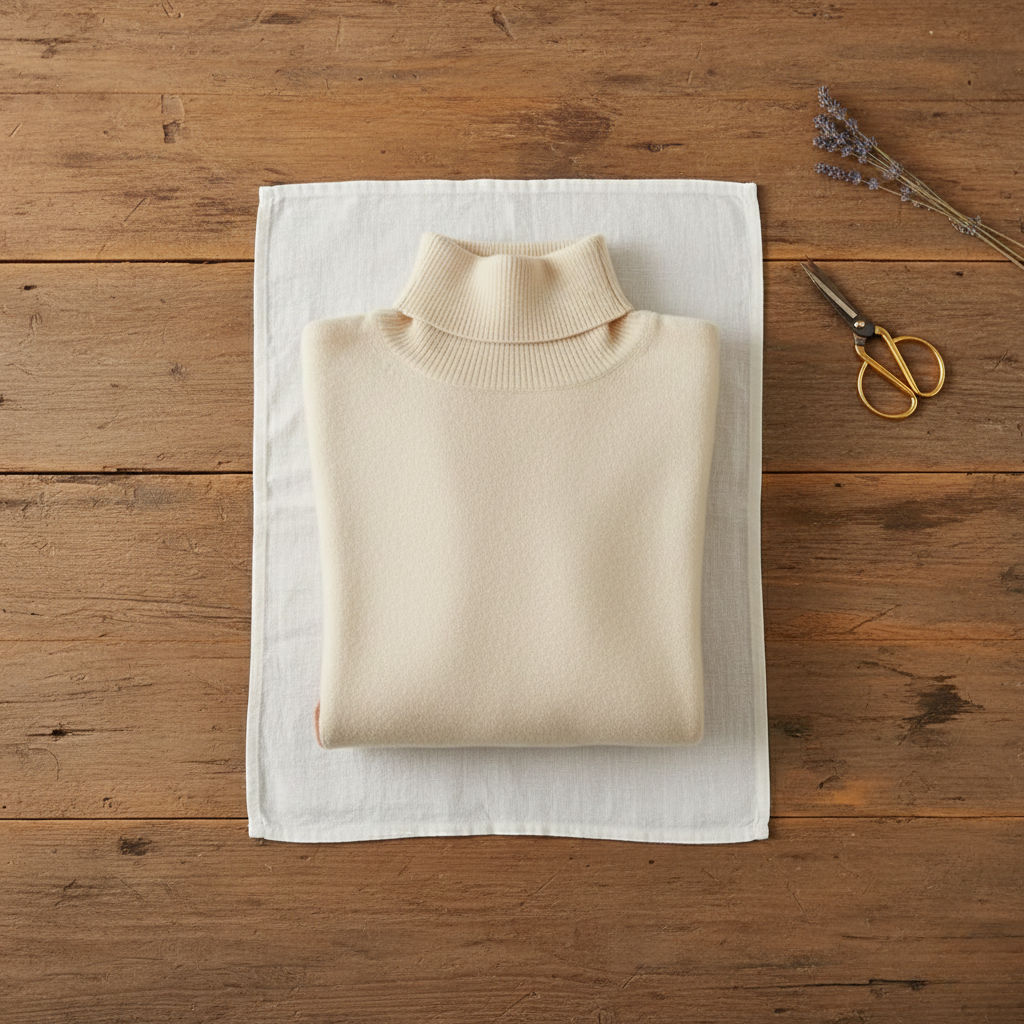 Rhona – Colour Block Turtleneck Jumper