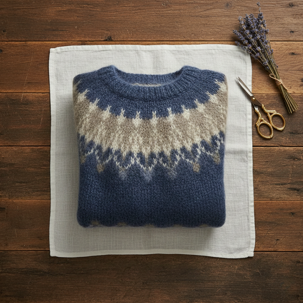 Celia – Nordic Fair Isle Knit Jumper