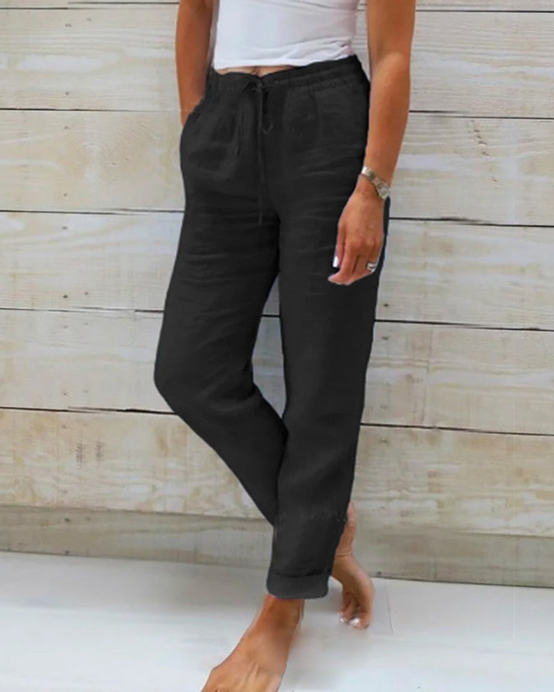 Aurora | Relaxed Drawstring Trousers