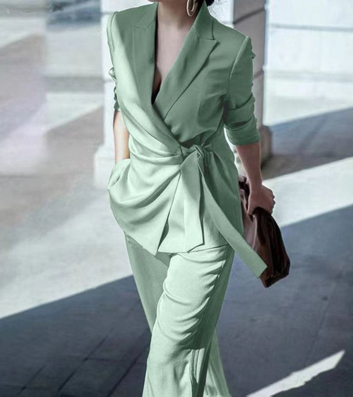 Isobel – Tailored Wide-Leg Two-Piece Set