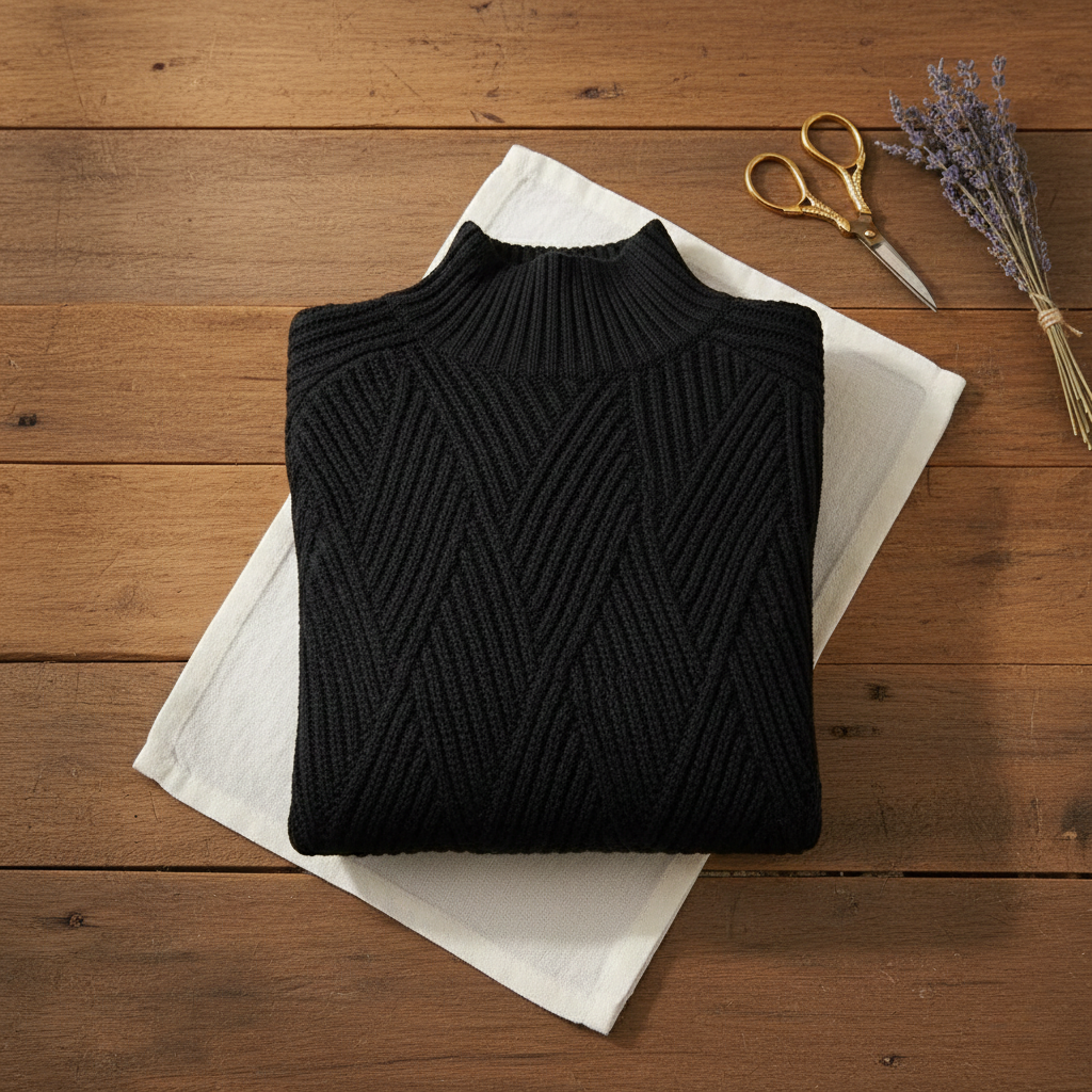 Eirwen – Chunky Knit Turtleneck Jumper
