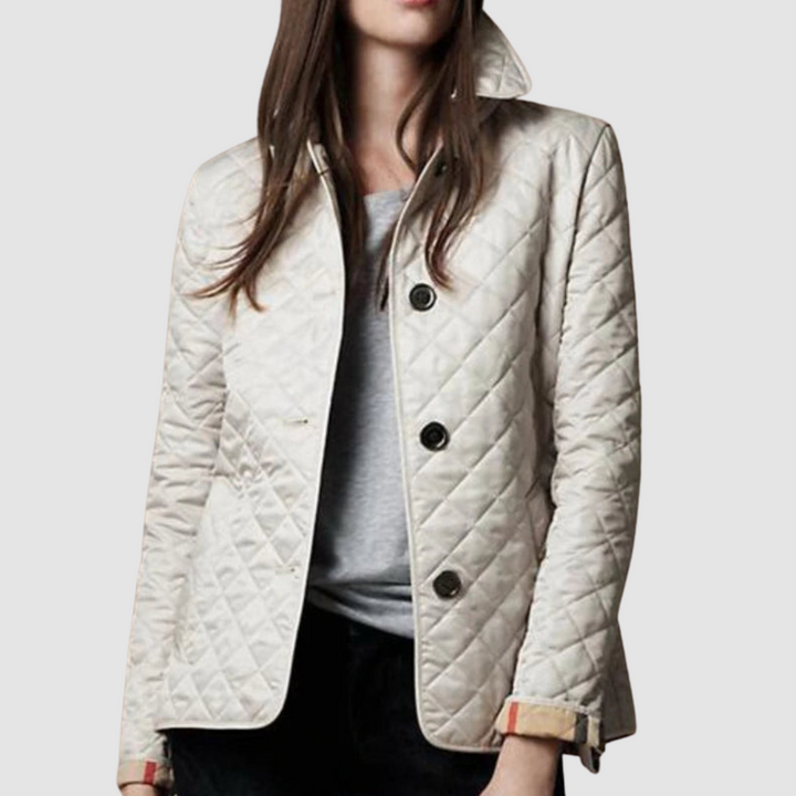 Pauline – Quilted Button-Up Jacket