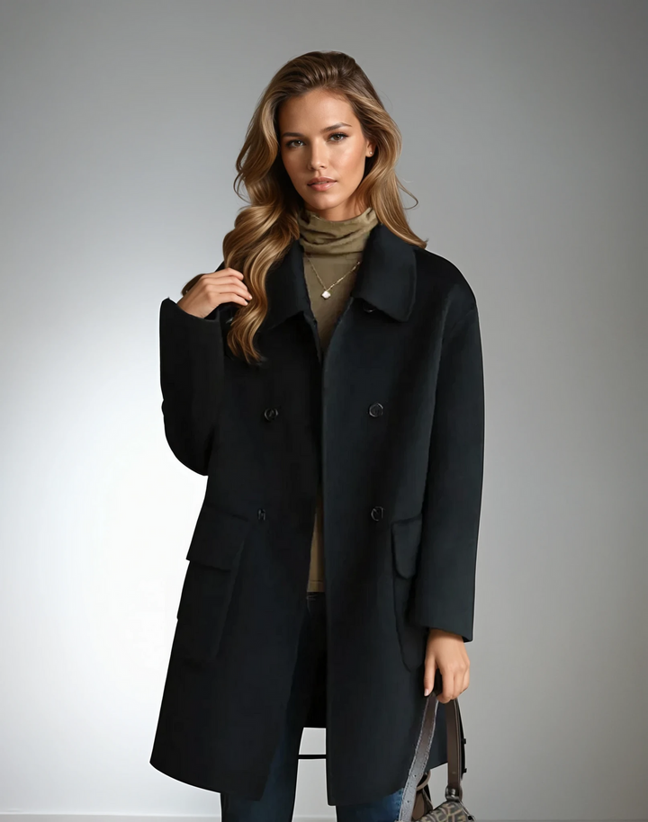 Eithne – Double-Breasted Elegant Coat