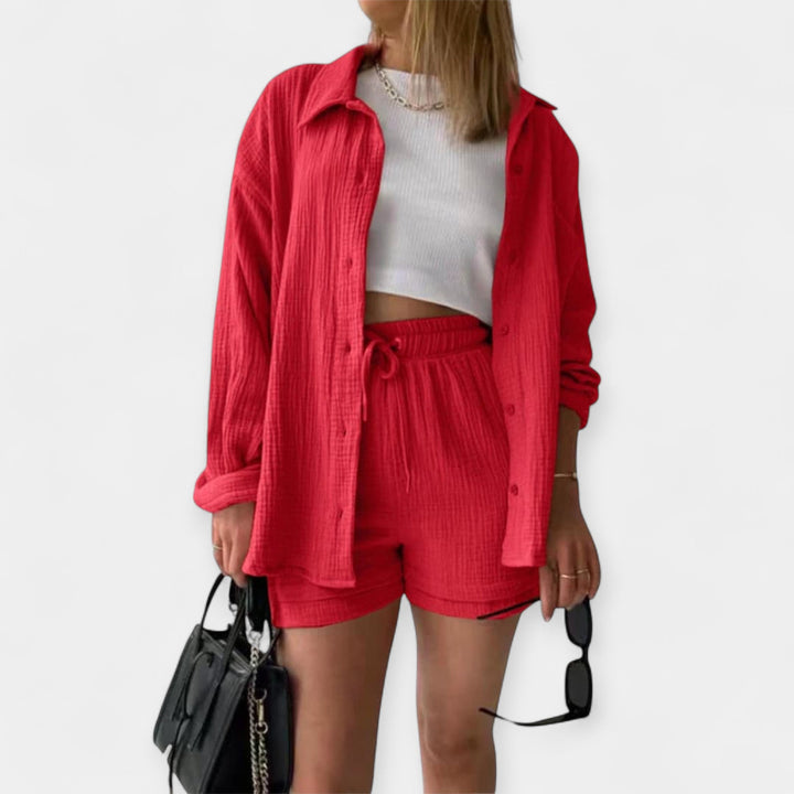Promise | Colour Summer Outfit - Top and Shorts