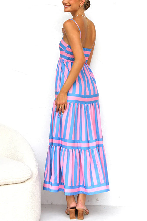 Rosalyn | Colour Block Maxi Dress