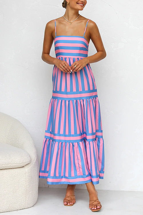 Rosalyn | Colour Block Maxi Dress