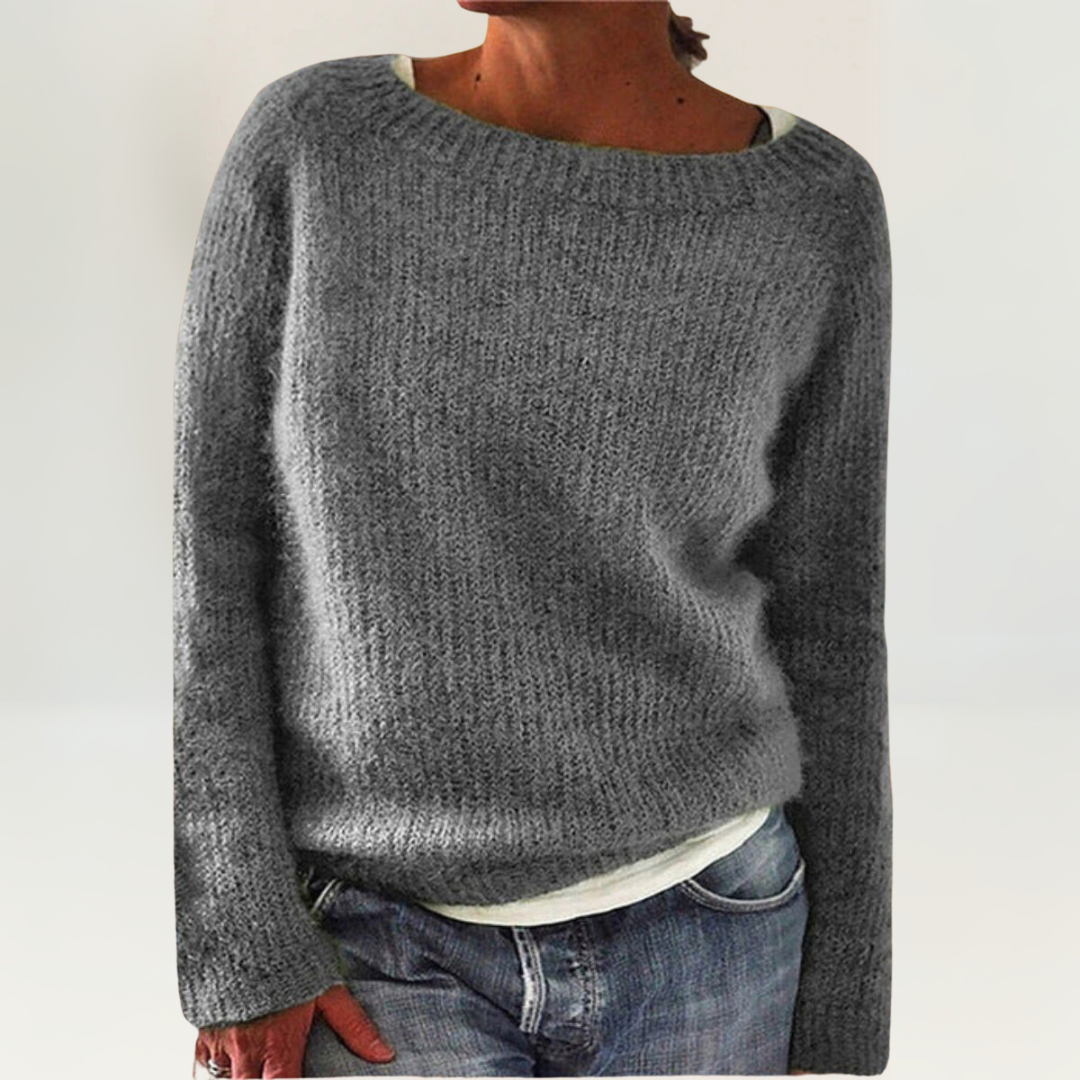 Sybilla – Relaxed Knit Crew Neck Jumper