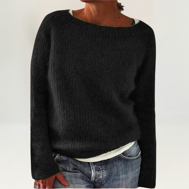 Sybilla – Relaxed Knit Crew Neck Jumper