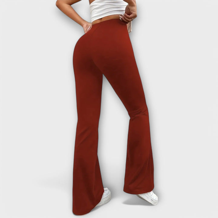 Eleni | Relaxed Trousers with Flared Leg