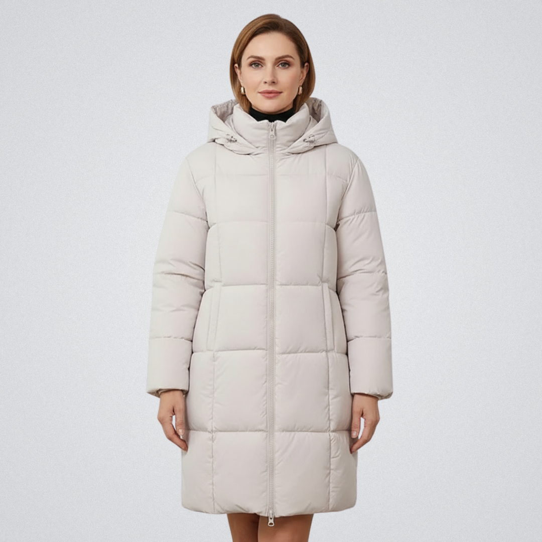 Cordelia – Hooded Long Puffer Coat