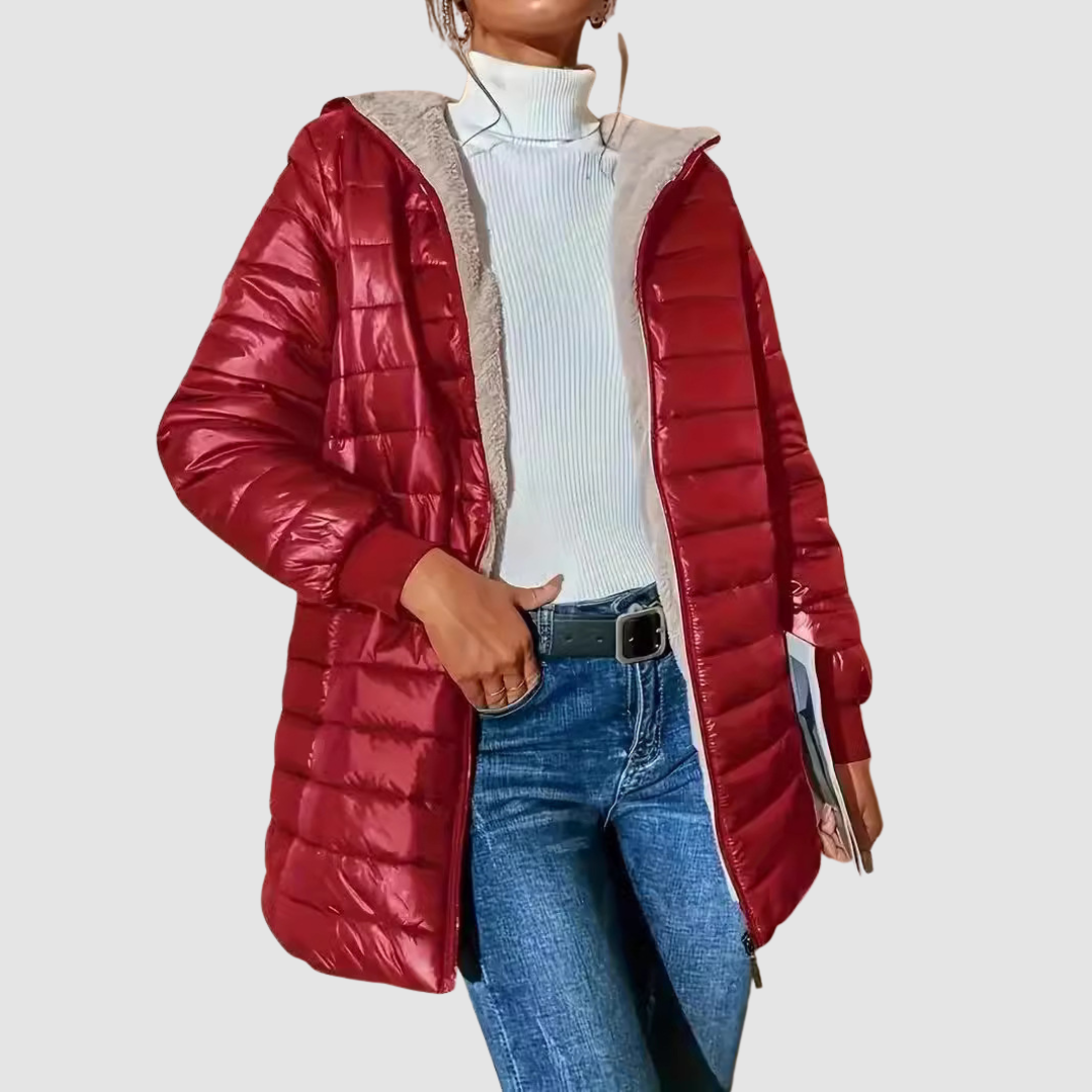 Eilidh – Fleece-Lined Quilted Winter Coat