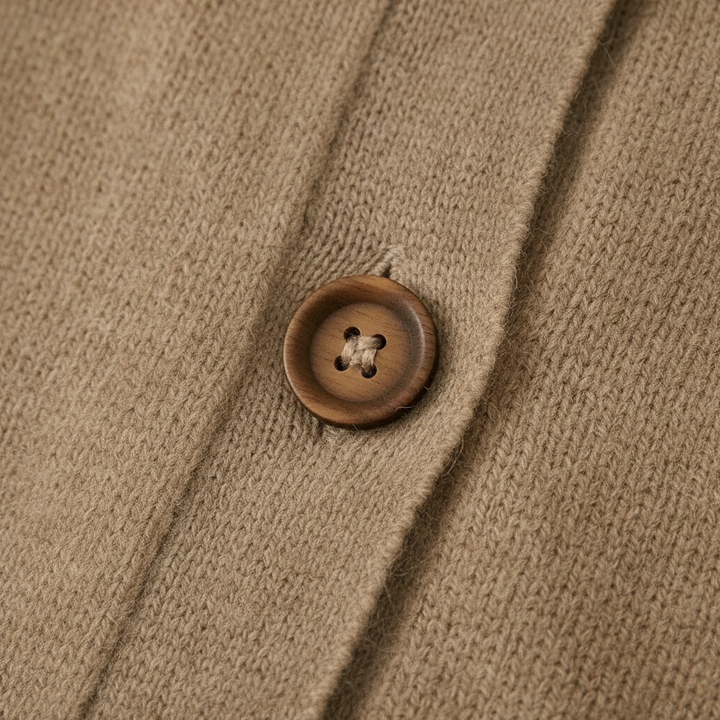 Juliet – Button-Up Collared Knit Cardigan