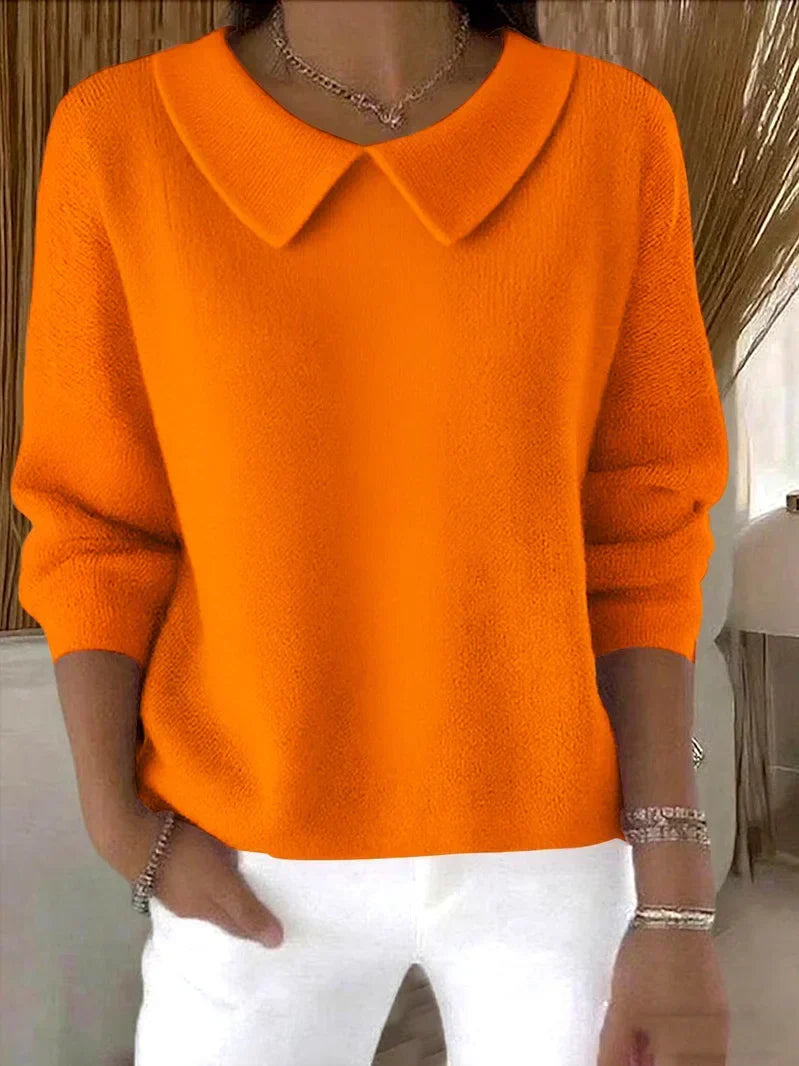 Clodagh – Peter Pan Collar Relaxed Top
