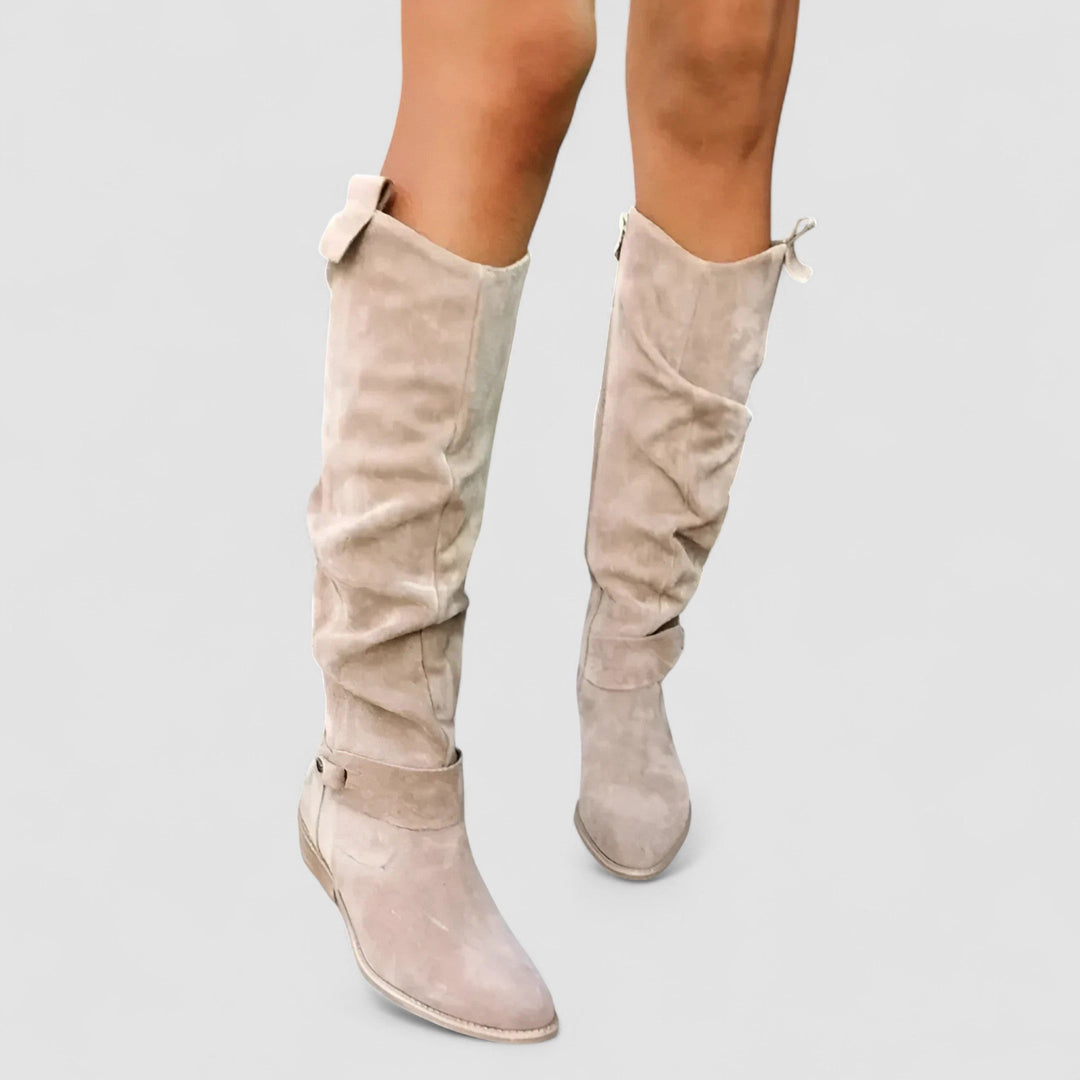 Agnes – Orthopaedic Knee-High Western Boots