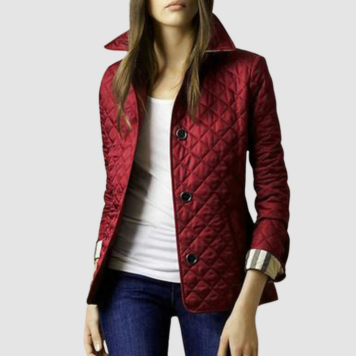 Pauline – Quilted Button-Up Jacket