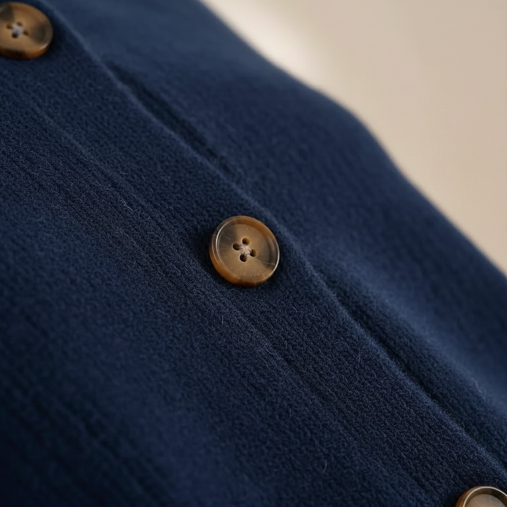 Juliet – Button-Up Collared Knit Cardigan