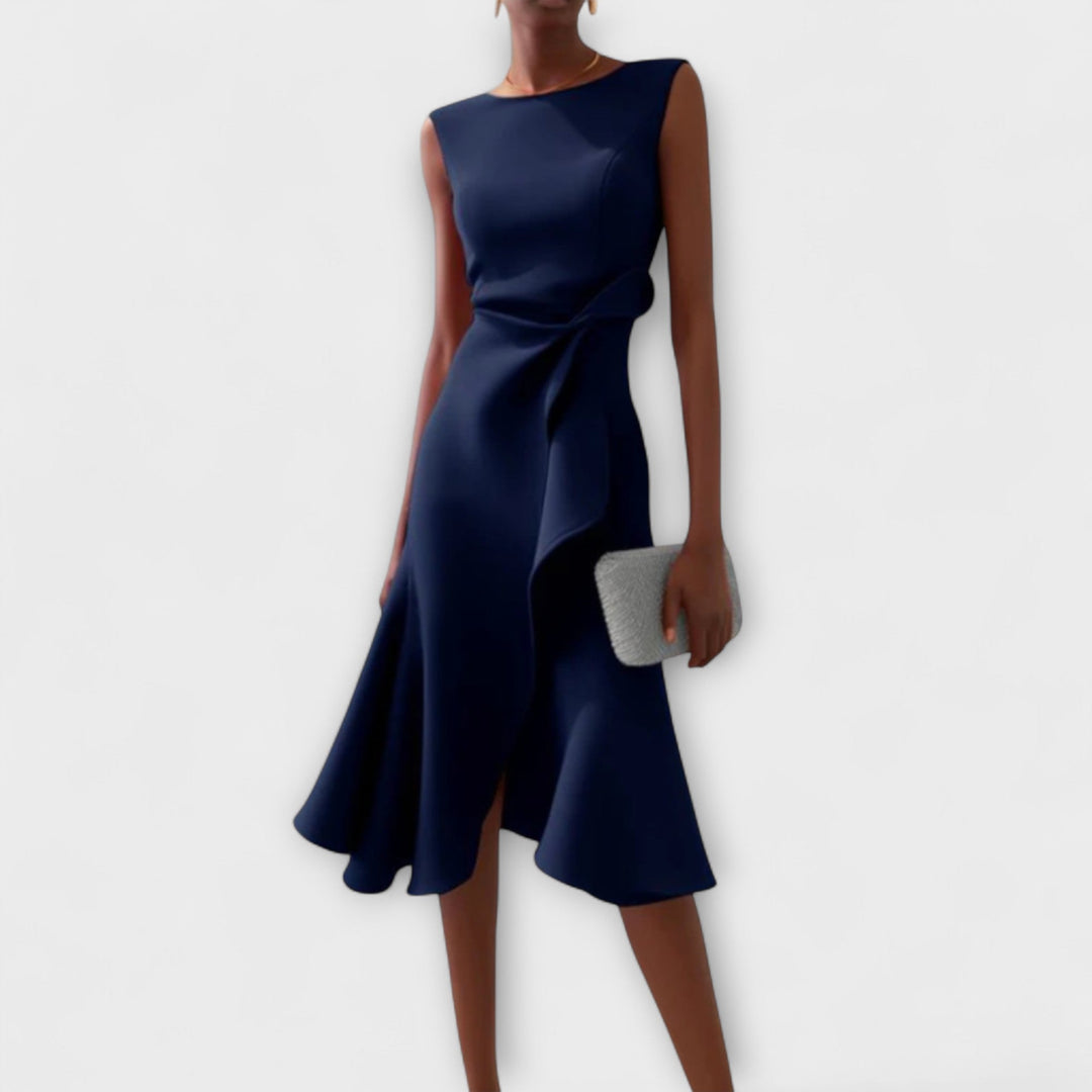 Rhiannon | Draped Asymmetric Midi