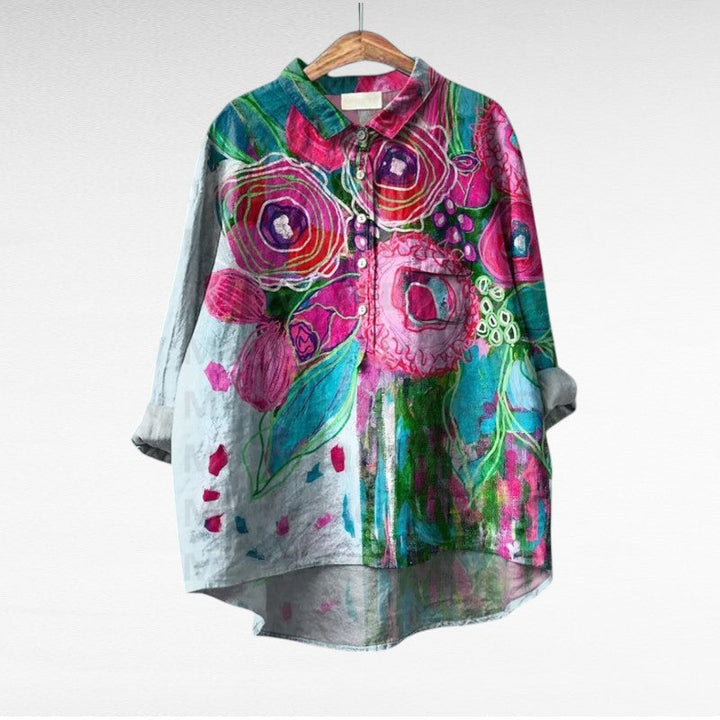 Emily | Elegant Breezy Summer Blouse