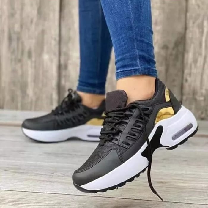 Camilla – Lace-Up Cushioned Everyday Trainers