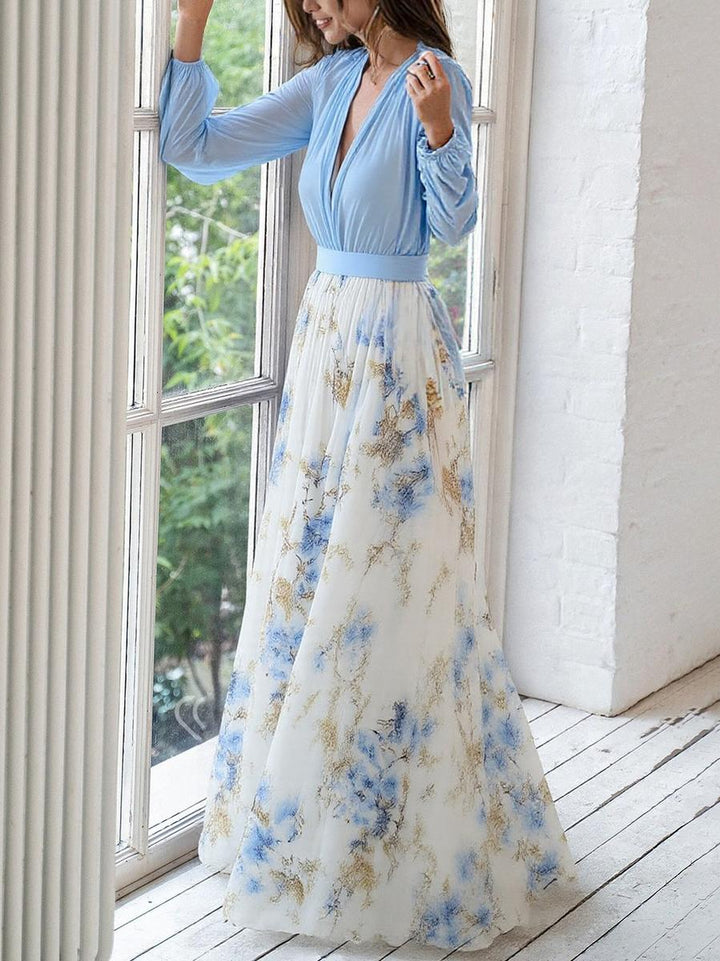 Corina | Beautiful Maxi Dress with Floral Print