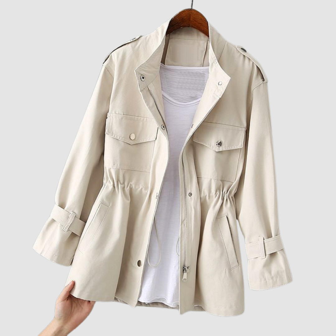 Daphne – Elasticated Waist Utility Jacket