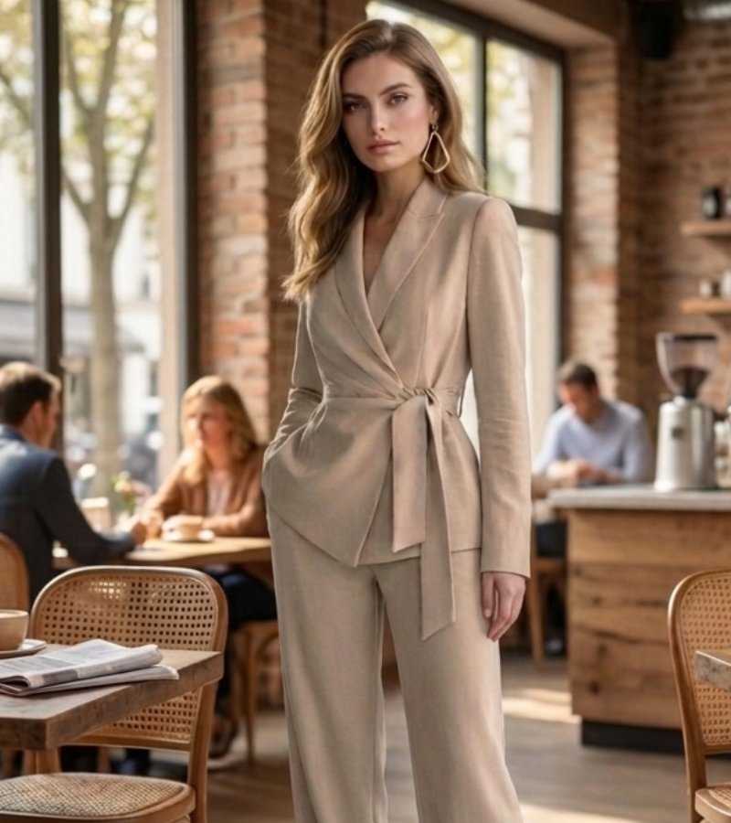 Isobel – Tailored Wide-Leg Two-Piece Set