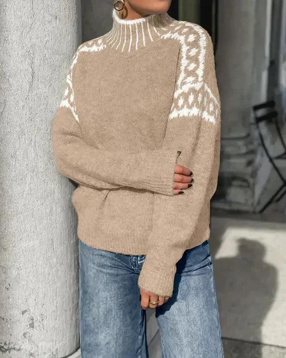 Miranda – Nordic Knit Turtleneck Jumper