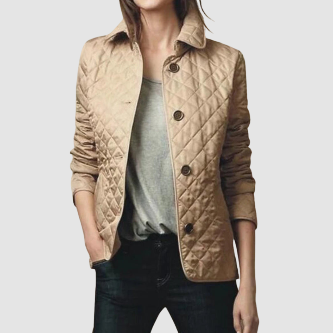 Pauline – Quilted Button-Up Jacket