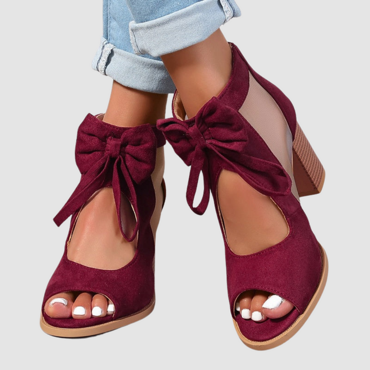 Nira | Bow Charm Orthopaedic Heels