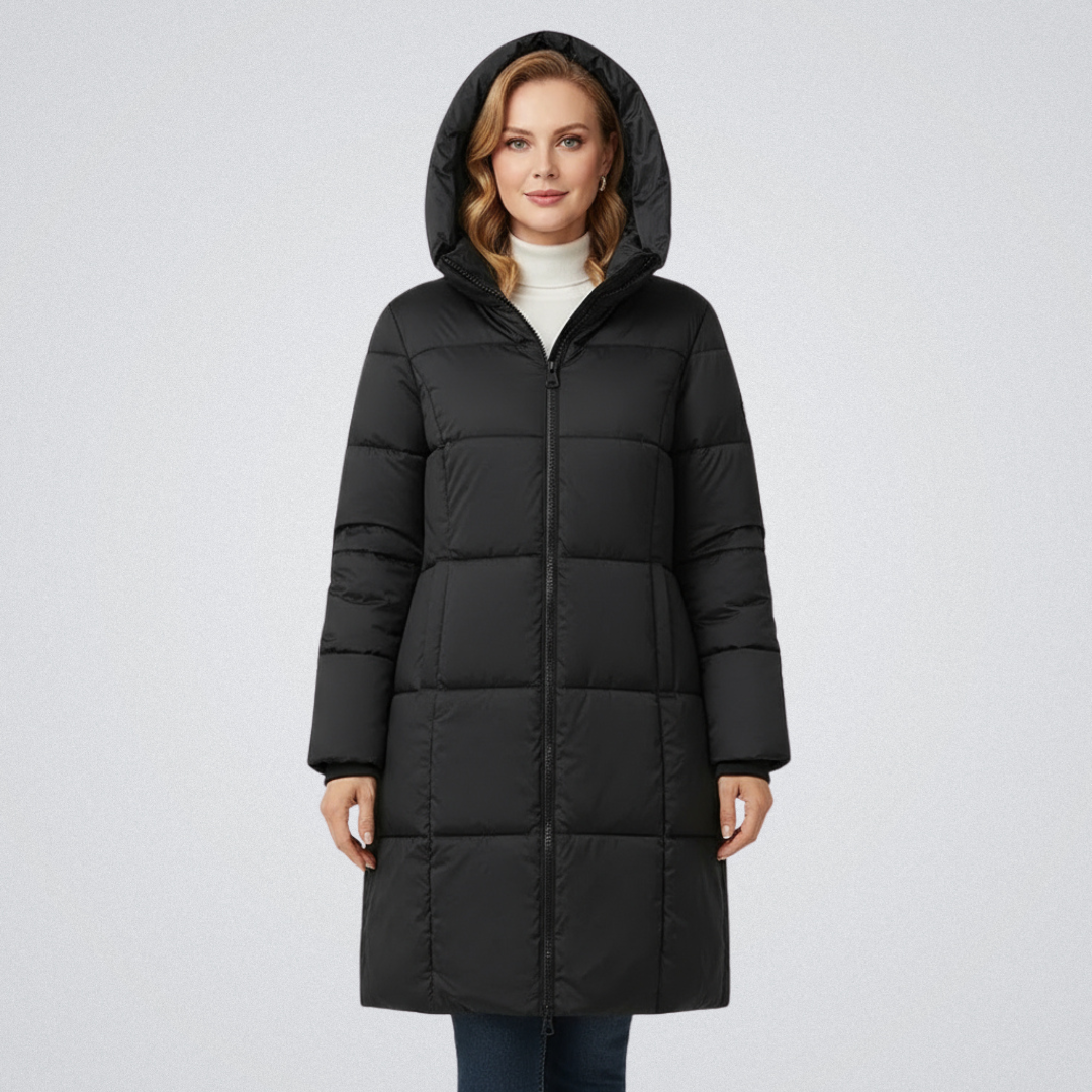Cordelia – Hooded Long Puffer Coat