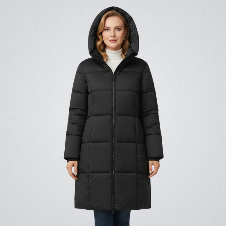 Cordelia – Hooded Long Puffer Coat