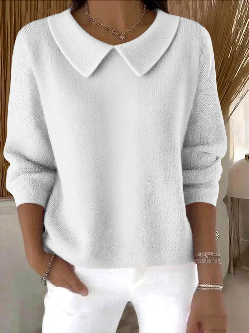 Clodagh – Peter Pan Collar Relaxed Top