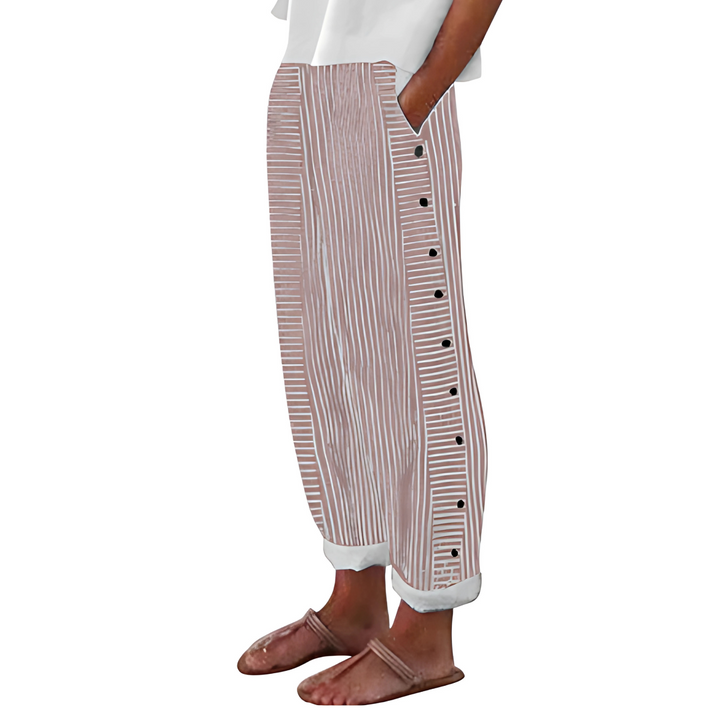 Belinda | Stylish Summer Striped Trousers
