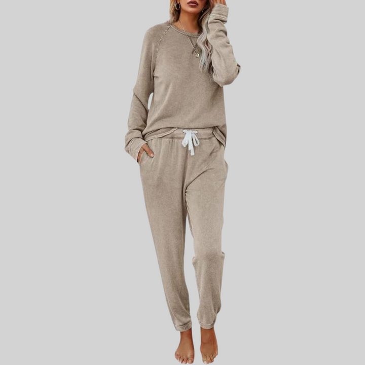 Tyne | Casual Long Sleeve and Joggers Set