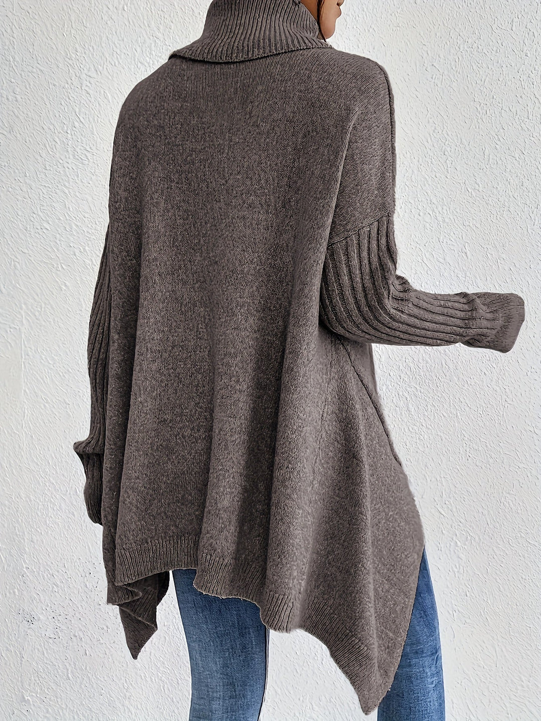 Nicola – Oversized Turtleneck Knit Jumper
