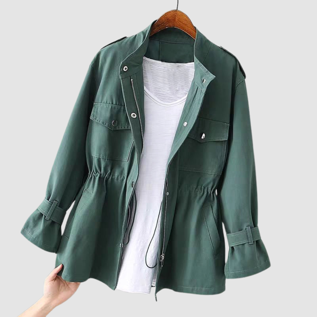 Daphne – Elasticated Waist Utility Jacket