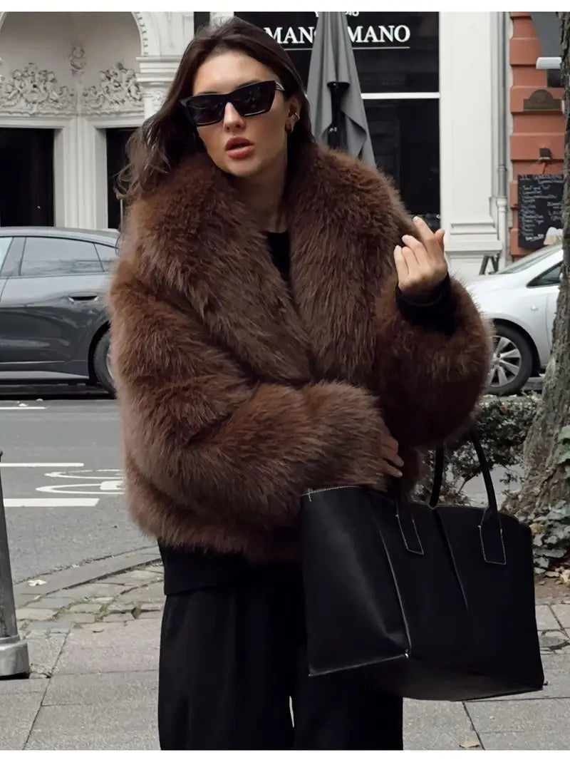 Philippa – Luxurious Faux Fur Jacket