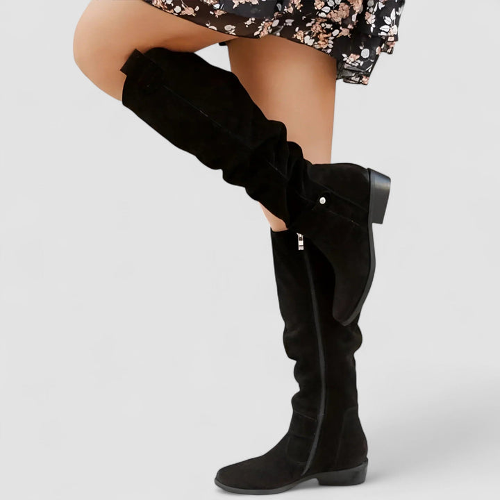 Agnes – Orthopaedic Knee-High Western Boots