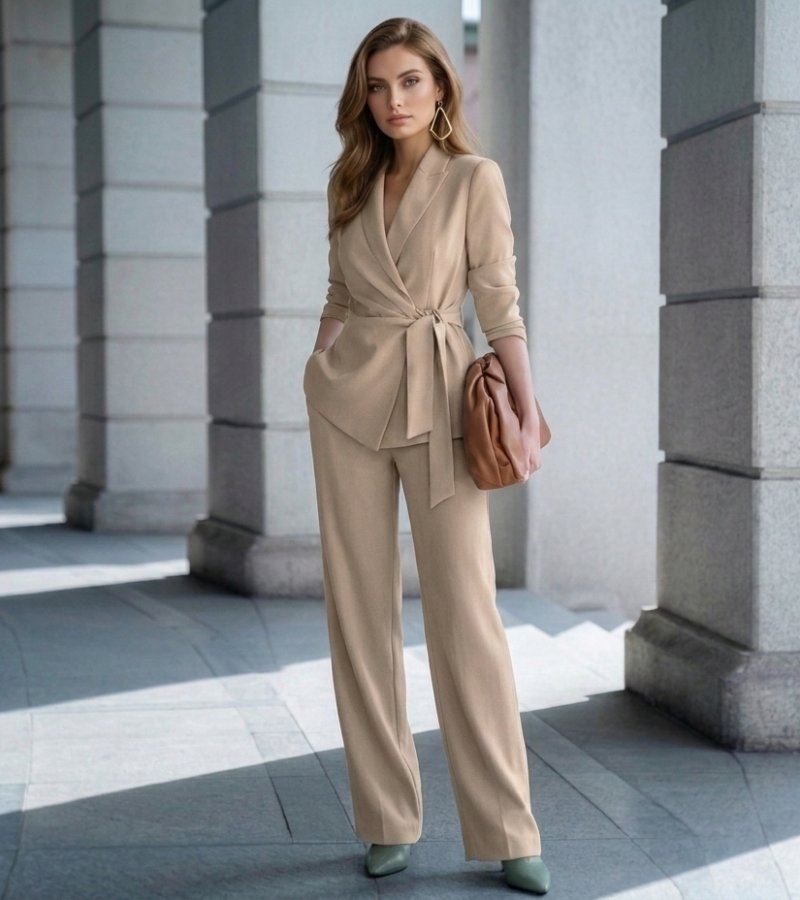 Isobel – Tailored Wide-Leg Two-Piece Set